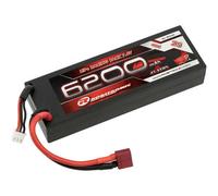 Batteria Lipo 2S 7.4 V ROBITRONIC 6200mah 40C Hard Case T-Plug 1/8 1/10 Rc New