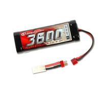 Robitronic NiMH 7,2V, 3600mAh, Stick Pack, T-Connettore E Tamiya / SC3600T