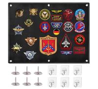 Roblux Pannello da Parete Tattico Militare Pannello Patch Tattiche Organizer Tattico Per Toppe Militari Tattico da Parete Pieghevole Panno (60 X 45 CM)