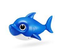 ROBO ALIVE Baby Shark Bath Toy Silicone Fin, (Daddy Shark, Blu)