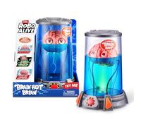 ROBO ALIVE Brain Rot Brian Interactive Robotic Light-Up Talks di ZURU | Riconoscimento vocale canta e ripete, occhi si muovono e sbattono, brainrot italiano virale, batterie incluse, da 3 anni