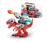 ROBO ALIVE Dino Wars Mega-Rex by ZURU, Dinosaur Battle, Boys 4-8, Realistic Walking, Gaint T-Rex with Armor and Battling Weapons, Electronic Toy Dinosaur, 30 cm (T-Rex)