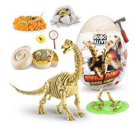 Robo Alive Mega Dino Fossil Find by ZURU, Brontosaurus - NUOVO