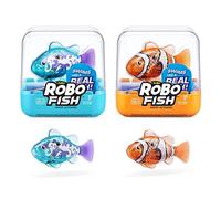 ROBO ALIVE Pesce robot Robo Fish Serie 3, confezione da 2, arancione e verde acq