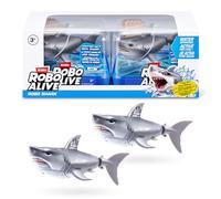 ROBO ALIVE-WATER ACTIVATED-SERIES 1-SWIMMING SHARK 2PK(WHITE)