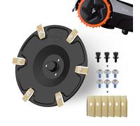 ROBO CLAWS Piastra per lama per robot tosaerba compatibile con Segway Navimow i105E, i108E e i110N, include 6 lame e viti in titanio, disco per robot tosaerba, rinforzato con fibra di vetro, robot da