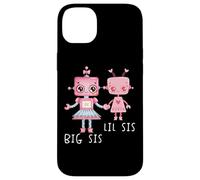 Robo Girl Robot Sister Robotic Lil Sis Big Sis ARTE SULLA SCHIENA Custodia per iPhone 14 Plus