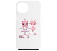 Robo Girl Robot Sorella Robotica Lil Sis Big Sis Match Fratello Custodia per iPhone 13