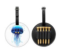 Robo-Jellyfish Pulse Black Golf Tee Storage Bag - Facile da trasportare e più efficiente nel giocare a golf