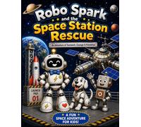 Robo Spark and the Space Station Rescue: A Fun Space Adventure Activity Book for Kids