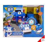 Robocar POLI 2021 Speed Launcher HIGHWAY Play Set Mini Auto Robot Giocattolo ...