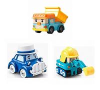 Robocar - Set di pressofusione Poli, Dump Poke Musti (non trasformatore)