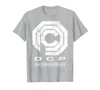 Robocop OCP: OMN: Logo usurato per Prodotti di consumo Maglietta, Uomo, Grigio Melange, 5XL