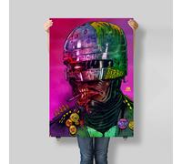Robocop Rotto A0 Misura Poster