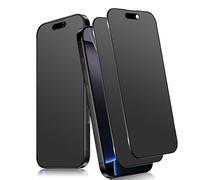 Robofun 2 Pezzi Opaca Privacy Pellicola Protettiva a Copertura Totale per iPhone 16 Pro Max 6.9'', Antiriflesso Anti Spy Vetro Temperato Film, Anti-Impronte Durezza 9H Opaca Privacy Schermo Pellicola