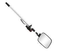 Roboraty Catarifrangenti per Ispezione di Veicoli, Ispezione di Sicurezza di Specchi Telescopici per Il Rilevamento del Fondo, Specchi Convessi in Acrilico, con Luci E Ruote,20cm×24cm