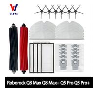 Roborock Q5 Pro + Q8 Max Q8 Max + Q5 Pro Robot aspirapolvere Accessori Spazzola principale Filtro Hepa Mop Sacchetto per la polvere Parti di ricambio