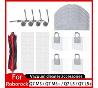 Roborock Q7 M5 / Q7 M5+ / Q7 L5 / Q7 L5+ / Q7 TF / Q7 TF+ / Q7B / Q7T+ Plus Parti Spazzola principale Filtro Mop Sacchetto per la polvere in tessuto