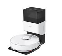 Roborock Q7 Max plus Robot Aspirapolvere e Mop per tutti i pavimenti con stazione di svuotamento automatico (4200Pa, 180min di autonomia, 470ml polvere,350ml acqua, App,Controllo vocale) Bianco