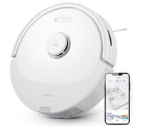 Roborock Q8 Max Robot Aspirapolvere, Aspirazione 5500Pa, Spazzola DuoRoller, Navigazione LDS, Pattumiera 470ml - Bianco