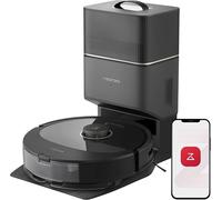 Roborock Q8 Max+ Robot Aspirapolvere con Dock a Svuotamento Automatico, Aspirazione 5500Pa, Spazzola DuoRoller - Bianco