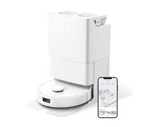 roborock Qrevo Aspirapolvere Robot con stazione di aspirazione con funzione di lavaggio, Sistema di aggancio all-in-one, evitamento ostacoli 3D, 5500Pa, Sistema di mappatura multi-livello