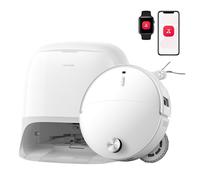 roborock Qrevo Curv 2 Pro Robot Aspirapolvere e Lavapavimenti, 25000 Pa, Zero-Grovigli, Acqua 100°C, Autopulente, Evita Ostacoli, Asciugatura Auto, per Peli di Animali Domestici