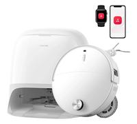 ROBOROCK - Qrevo Curv 2 Pro Robot Aspirapolvere e Lavapavimenti, 25000 Pa, Zero-Grovigli, Acqua 100°C, Autopulente, Evita Ostacoli, Asciugatura Auto,