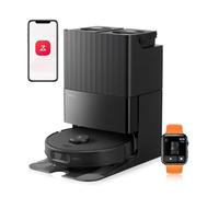 roborock Qrevo Edge S5A Robot Aspirapolvere Lavapavimenti, Antigroviglio, Spazzola Laterale e Mocio FlexiArm, 18.500 Pa, 10 mm Sollevamento Automatico dei Moci, Evita Ostacoli, Stazione Tutto in Uno