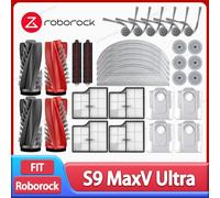 Roborock S9 MaxV Ultra / Saros 10 / S90ver / A1460RR Robot aspirapolvere Accessorio Spazzola laterale principale Mop Panno Filtro HEPA Sacchetto per la polvere