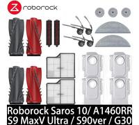 Roborock Saros 10/ A1460RR/ S9 MaxV Ultra / S90ver / G30 Parti per aspirapolvere Rullo principale Spazzola laterale Filtro HEPA Sacchetto per la polvere in tessuto