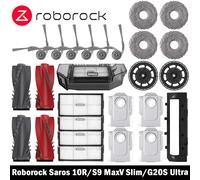 Roborock Saros 10R/S9 MaxV Slim/G20S Ultra Accessori Spazzola laterale principale Mop Filtro Hepa Sacchetto per la polvere Robot Aspirapolvere Accessori