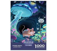 Roborovski Hamster Jigsaw Puzzle 1000 Pezzi Per Adulti,Fantasy Forest Landscape Gioco Diabilità Impossibile Giochi Rilassamento E Intelligenza Regali Di Festa 38x26cm/1000pcs