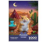 Roborovski Hamster Jigsaw Puzzle Impossibili 1000 Pezzi Decorazione Per La Casa. Giochi Rilassamento E Intelligence Per Adulti E Ragazzi Da 14 Anni 38x26cm/1000pcs