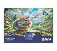 Roborovski Hamster Jigsaw Puzzle Impossible 1000 Pezzi Decorazione Per La Casa. Giochi Rilassamento E Intelligence Per Adulti E Ragazzi Da 14 Anni 70x50cm/1000pcs