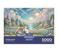 Roborovski Hamster Jigsaw Puzzle Impossible 1000Pcs Decorazione Per La Casa. Giochi Rilassamento E Intelligence Per Adulti E Ragazzi Da 14 Anni 70x50cm/1000pcs