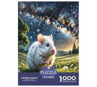 Roborovski Hamster Jigsaw Puzzle Impossible 1000Pcs Decorazione Per La Casa. Rilassamento E Intelligence Per Adulti E Bambini Da 12 Anni 38x26cm/1000pcs