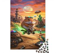 Roborovski Hamster Puzzle 1000 Pezzi, Geografia Mentale, Esperienza Tattile, Opera Conversazionale 1000pcs (75x50cm)