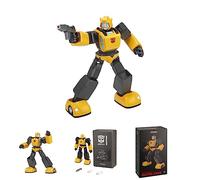 Robosen Authentic G1 Bumblebee Transformers Figura d'Azione: Robot interattivo, controllato vocalmente, programmabile con movimento adattivo, luci LED, suoni originali G1