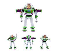 Robosen Robot Interattivo Buzz Lightyear - Giocattolo Smart con controllo vocale e app, movimenti realistici, 200+ clip audio, Mini Teatro, azioni programmabili, ali estensibili, laser ed effetti LED