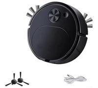 Robot Aspirapolvere 3 in 1 Silenzioso per Pavimenti Duri e Tappeti, Controllo App e Telecomando, Ricarica Automatica, Design Ultra Sottile 5cm, per ideale per Animali Domestici(B)