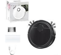 Robot Aspirapolvere 3 in 1 Silenzioso per Pavimenti Duri e Tappeti, Controllo App e Telecomando, Ricarica Automatica, Design Ultra Sottile 5cm, per ideale per Animali Domestici(G)