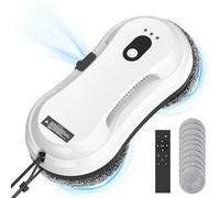 Robot aspirapolvere automatico per la pulizia a spruzzo d'acqua per finestre domestiche, tergicristallo elettrico per finestre con telecomando White A
