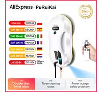 Robot aspirapolvere automatico per la pulizia a spruzzo d'acqua per finestre domestiche, WHITE