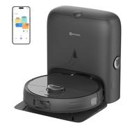 Robot Aspirapolvere e Lavapavimenti, 8500Pa, Svuotamento Automatico 75 Giorni, Tagliapeli per Animali, Navigazione LDS, Laser Intrattenimento Gatti, Tutto in uno, Ideale per Peli/Moquette/Pavimenti