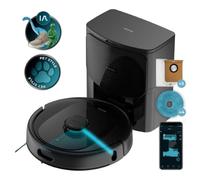 Robot Aspirapolvere e Lavapavimenti Cecotec Conga 9990 Ai Spin Revolution Ultra Power Autosvuotamento Navigazione Laser 10.000 Pa