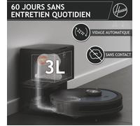 Hoover Robot Aspirapolvere senza Sacco Capacit 0,26 Litri Autonomia 120 Minuti colore Metallic Harbor Blue - HG450HP 011