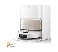 Robot aspirapolvere e lavapavimenti MOVA V50VIM Ultra Complete, Aspirazione 24.000 Pa, Lavaggio con acqua calda fino a 50°C, Ascoiugatura automatica dei panni, Supera gradini 2 cm ostacoli 6 cm, Stazi