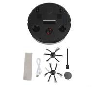 Robot aspirapolvere e mocio 5 in 1, navigazione intelligente con forte aspirazione, ricarica automatica per la pulizia dei pavimenti, controllo tramite app, (IS25 è nero)