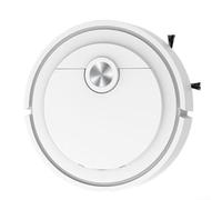 Robot aspirapolvere intelligente 3 in 1 con spazzatura, aspirazione e pulizia automatica, mappatura avanzata, programmazione app e pulizia silenziosa (bianco)